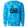 Unisex Midweight Tie-Dyed Crewneck Sweatshirt Thumbnail
