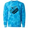 Unisex Midweight Tie-Dyed Crewneck Sweatshirt Thumbnail