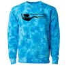 Unisex Midweight Tie-Dyed Crewneck Sweatshirt Thumbnail