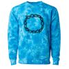 Unisex Midweight Tie-Dyed Crewneck Sweatshirt Thumbnail