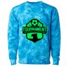 Unisex Midweight Tie-Dyed Crewneck Sweatshirt Thumbnail