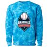 Unisex Midweight Tie-Dyed Crewneck Sweatshirt Thumbnail