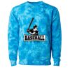 Unisex Midweight Tie-Dyed Crewneck Sweatshirt Thumbnail
