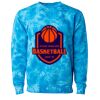 Unisex Midweight Tie-Dyed Crewneck Sweatshirt Thumbnail